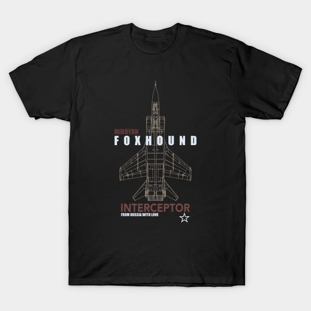 Mig-31 Foxhound T-Shirt by TCP